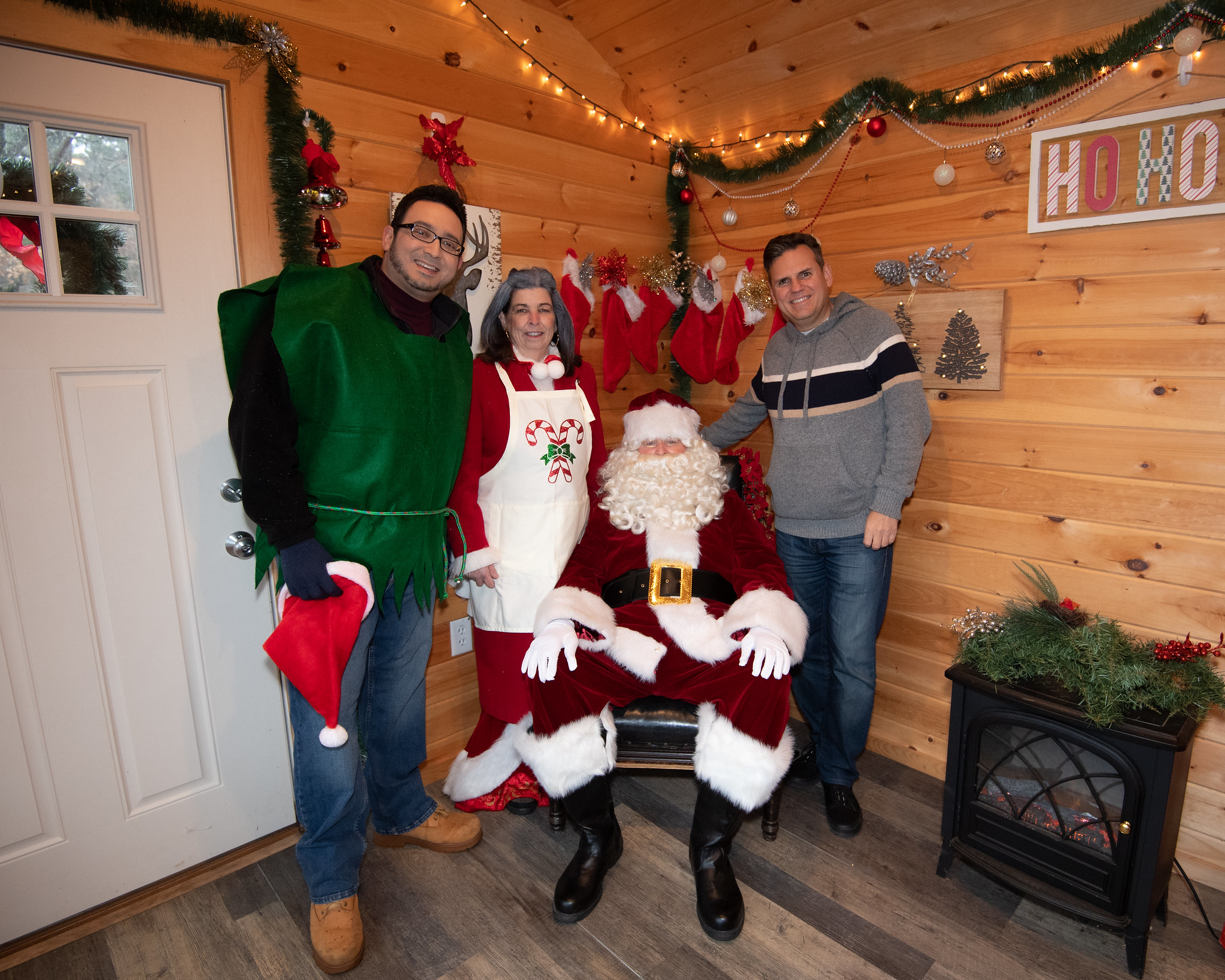Santa with Guests